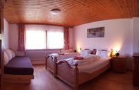 Schlafzimmer 180&deg;Panorama Blick vom der T&uuml;re | Metzgerbauernhof